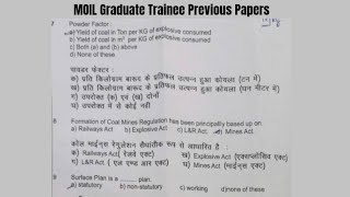 MOIL Graduate Trainee Previous Papers – Download MOIL GT Question Papers  wwwmoilnicin [upl. by Dolley611]