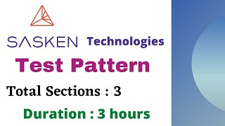 Sasken Technologies Test Pattern In Detail  Software DeveloperTesting  All Sections [upl. by Nonah386]