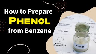 How to prepare phenol from Benzene  Class 12 ncert organic [upl. by Riti]