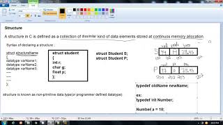 Using typedef with structure  C Language  Hindi [upl. by Lud810]