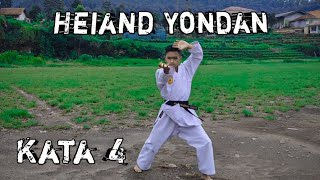 Heian Yondan Kata 4  Karate Technique [upl. by Pollerd]