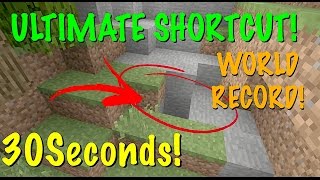 MINECRAFT XBOX  PS  GLIDE SHORTCUT  30SECONDS  EASY WORLD RECORD GUIDE  TUTORIAL  TU52 [upl. by Connel]