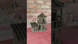 Little clay house 🏠 ll clayhouse mudhouse craft [upl. by Abdu]