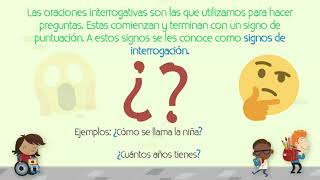 Tipos de oraciones exclamativas e interrogativas [upl. by Sapienza]