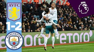 BERNARDO VOLLEY  MAN CITY HIGHLIGHTS  Aston Villa 12 City  Dias Bernardo Silva amp Watkins Goals [upl. by Lucilla860]