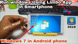 Run Windows 7 in Android phone  install windows 7 in Limbo App for Android  Tech with King [upl. by Sondra]