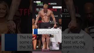 Jake Paul has received a slap across the face from veteran boxer Mike Tyson [upl. by Aysa]