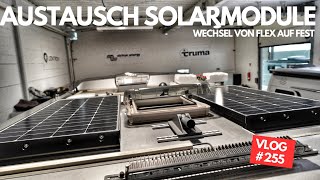 255  Reparaturreise nach Willich  Austausch Solarpanele [upl. by Milena]