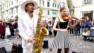 FLOWERS  Miley Cyrus  Sax and Violin  Daniele Vitale amp Karolina Protsenko Cover [upl. by Tombaugh]