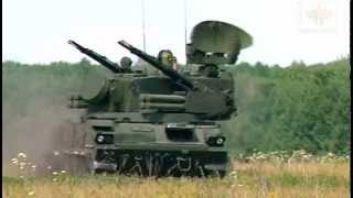 2K22 Tunguska surfacetoair gun and missile system [upl. by Aiekat986]