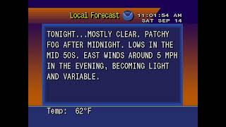 Throwback Gilbertsville Weather Report [upl. by Yelrahs]