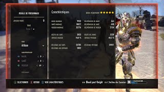 Présentation build templier vigueur pvp eso Murkmire [upl. by Rennoc]