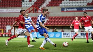 Highlights Swindon Town 12 Reading preseason friendly 19th July 2016 [upl. by Tomkins]