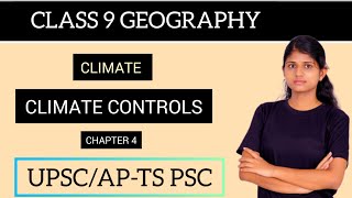 Ncert class 9 Geography chapter 4 Climate  Climate controls ncertintelugu upsctelugu tspsc apps [upl. by Lahcsap24]