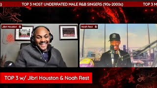 Dave Hollister the MOST UNDERRATED MALE RampB SINGER EVER  TOP 3 w Jibri Houston amp Noah Rest [upl. by Madra]