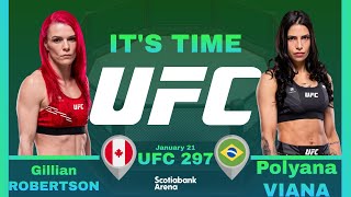 Gillian ROBERTSON vs Polyana VIANA Full FIGHT UFC 297 [upl. by Martine]