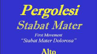 Stabat MaterPergolesiAltowmv [upl. by Caasi]