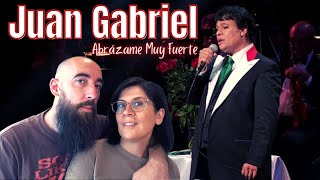 Juan Gabriel  Abrázame Muy Fuerte REACTION with my wife [upl. by Barabas]