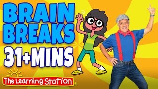 Brain Breaks ♫ Action Songs and Dance Songs for Kids Playlist ♫ Move and Freeze ♫ Kids Songs [upl. by Lyrem]