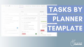 How to create a Tasks by Planner Template  Mission Computers [upl. by Edwina]