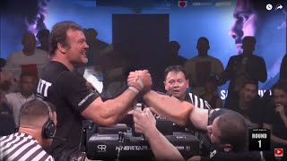 Devon Larratt vs Levan Saginashvili Armwrestling Rematch King of the Pancake 11 [upl. by Gunther]