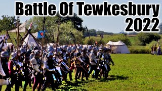 Tewkesbury Medieval Festival 2022  Battle [upl. by Nelaf]