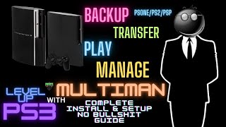 Latest Multiman version for the Playstation 3 Firmware 490 [upl. by Ramsey117]