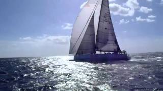 Doyle Sails on Shockwave A4 to Code 0 to Jib [upl. by Hwu]