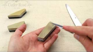 Sharpening a knife with a size 1 Coticule Bout [upl. by Nitsreik]