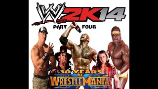 Playing all of 30 Years of Wrestlemania in WWE2k14 part 4 [upl. by Bondie]