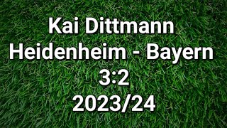 Kai Dittmann kommentiert 1 FC Heidenheim gegen FC Bayern München 32 202324 [upl. by Domella]