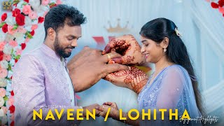 Naveen amp Lohitha Engagement Highlights  9992029997 [upl. by Bronny]