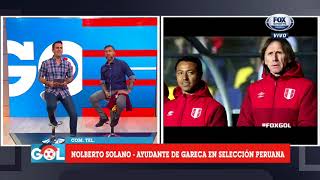 Nolberto Solano y su contundente respuesta en FOX Sports a Chile por reclamos [upl. by Imeka128]