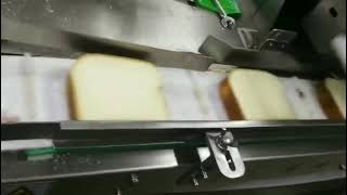 3 layers toast sandwich production line [upl. by Nauqas]