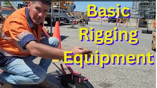 Basic rigging and slinging equipment [upl. by Rebma]