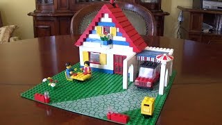 Vintage Lego 6374 Holiday Home Alternate Build From Back Of The BoxReview [upl. by Uball]