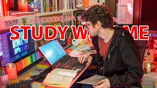 STUDY WITH ME LIVE  10 HOURS ✨ Harvard Student Rain sounds Pomodoro 60 FiveMonthsStudyChallenge [upl. by Enirhtak]