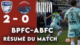 Résumé BPFC  ABFC  J15 National 2  AndrézieuxBouthéon Fc [upl. by Amrac]