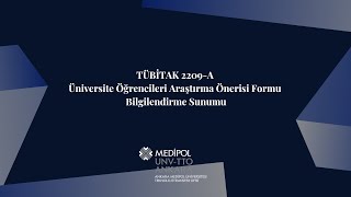 Tübitak 2209A Araştırma Önerisi Formu Nasıl Hazırlanır [upl. by Attehcnoc342]