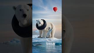 Hot Air Balloon Rescues Polar Bear at the right place at the right time in an unbelievable way [upl. by Ailegna]