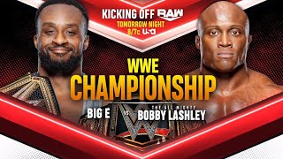 Big E vs Bobby Lashley WWE Championship  Full Match Part 22 [upl. by Iaras]