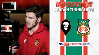 INTERVIEW  Jordan Tunnicliffe after Salford City [upl. by Aivan]