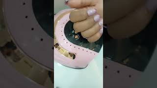 Nail paint with simmer french 💅 song nailart easyart newdesign Anushkagautam08 [upl. by Salazar842]