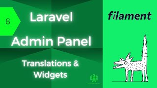 Laravel Filament Admin Panel 8 Translations amp Widgets [upl. by Francie]