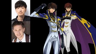 Anime Voice Comparison Suzaku Kururugi Code Geass [upl. by Elahcim]