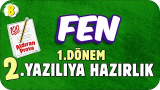 8Sınıf Fen 1Dönem 2Yazılıya Hazırlık 📝 2023 [upl. by Katzman]