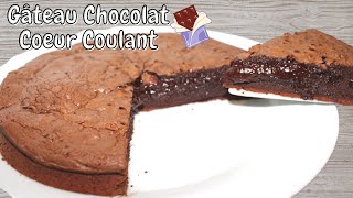 Gâteau Au Chocolat Au Coeur Coulant  gâteau facile et rapide [upl. by Suhpoelc]