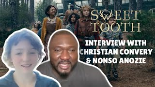 Christian Convery And Nonso Anozie Talks Filming SWEET TOOTH Final Season  Interview [upl. by Acinomad999]