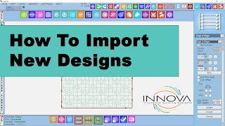 Importing New Designs in INNOVA Autopilot Mach3  Longarm Quilting [upl. by Hampton]