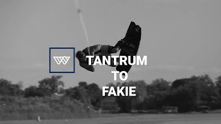 How to Tantrum to Fakie on a wakeboard [upl. by Haleemaj]